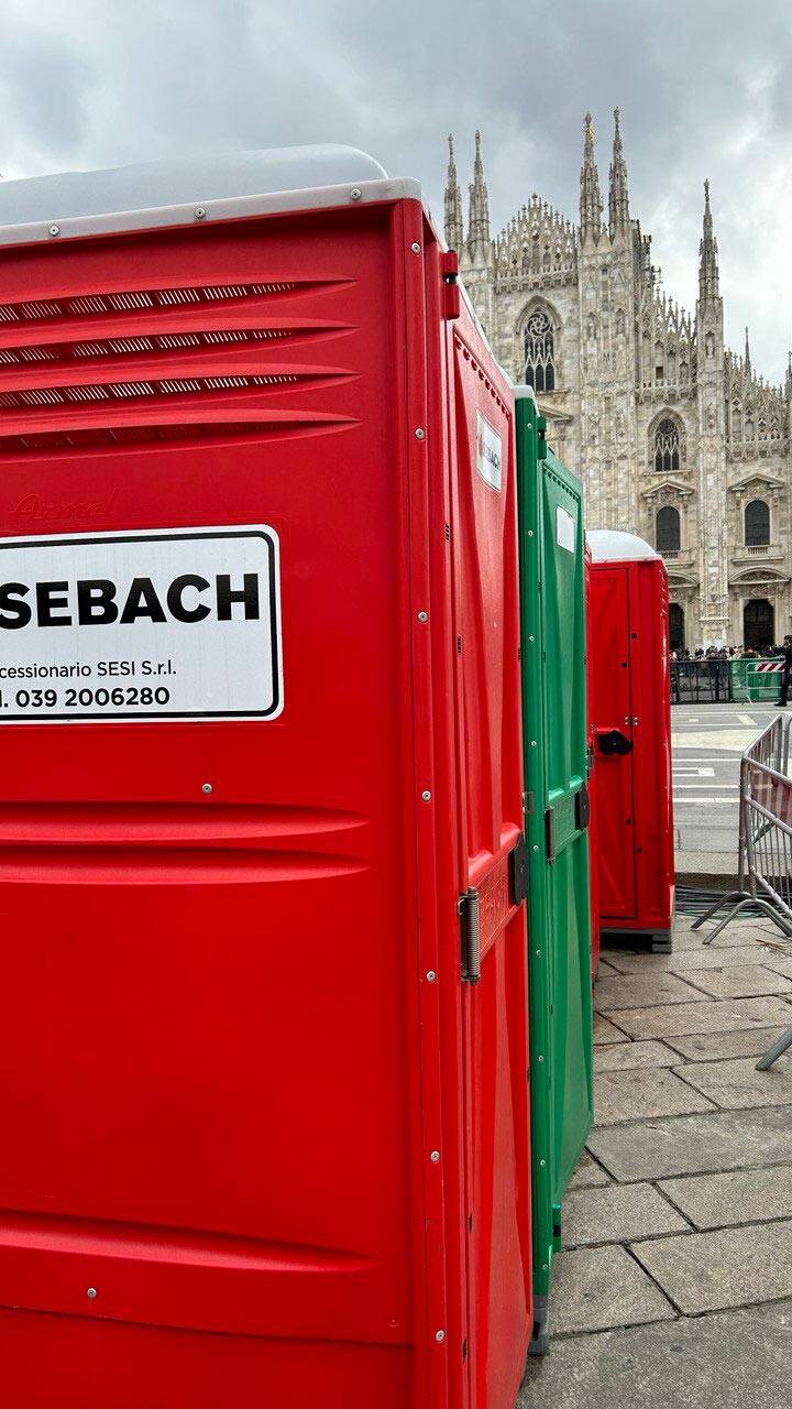 Bagni chimici per eventi Sebach - Concessionario Gruppo Sesi Milano