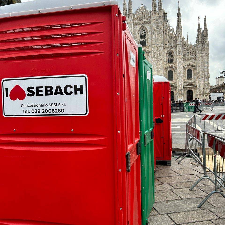 Bagni chimici per eventi Sebach - Concessionario Gruppo Sesi Milano