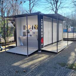 Struttura mobile Gruppo Sesi con 12 postazioni wc per studenti - Provincia di Milano